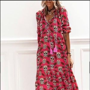 Skull Maxi dress